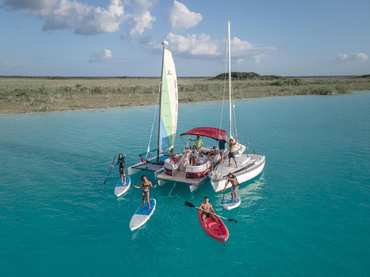 The Yak Lake House - Hostal Bacalar Eksteriør billede